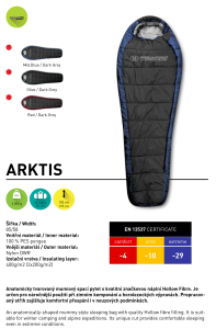 Trimm Arktis -29'C Uyku Tulumu - 195R, Mavi