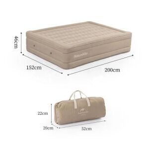 Naturehike Changyou Peach Fleece TPU Double Yüksek Şişme Yatak