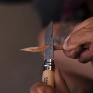 Opinel Inox No 8 Gürgen Saplı Paslanmaz Çelik Çakı