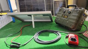 Ekomobil 230 Solar Taşınabilir Enerji Sistemi Lifepo4 50W Monokristal Güneş Paneli