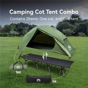 Night Cat ZP-13 80 cm 4 Mevsim Alümiyum Kampet ve Çadır Seti - Yeşil