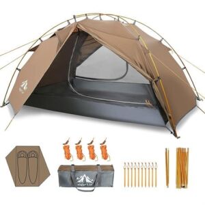 Night Cat ZP-34 2 Kişilik 4 Mevsim Alüminyum Ultralight Çadır - Haki