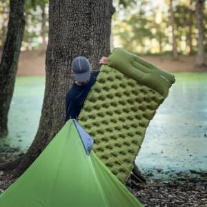 Night Cat QD-01 Dahili Pompalı Ultralight Şişme Mat - Yeşil