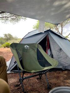 Night Cat YLY-02 Alüminyum Ultralight Kamp Sandalyesi - Yeşil