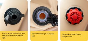 Otomatik Şişme Kamp Çadırı 4 kişilik - Manuel Hava pompalı