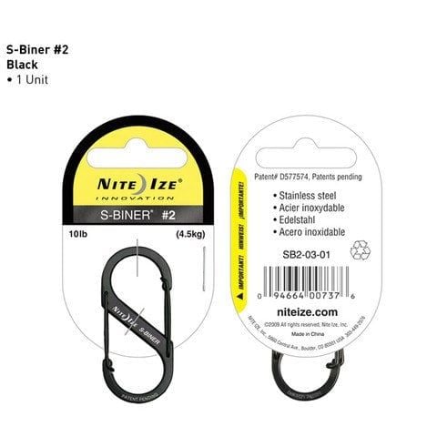 Nite-ize S-Biner Size2 Black