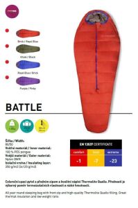 Trimm Battle -23'C Ultralight Uyku Tulumu - 195, Yeşil