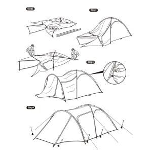 Naturehike Knight-3 +UPF50 3 Kişilik Kamp Çadırı