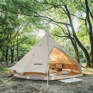 Naturehike Brighten 12.3 Lüks Piramit Pamuk Glamping Çadırı
