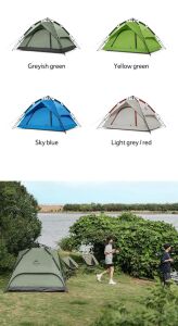 Naturehike 4 Kişilik Otomatik Kamp Çadırı