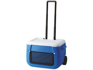 Coleman Poly-Lite Wheeled Mesh 50 QT Tekerlekli Soğutucu Buzluk 47.3 Lt