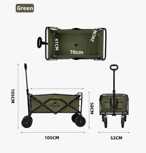 Naturehike Çok Amaçlı Katlanır Taşıma Arabası [Vagon]